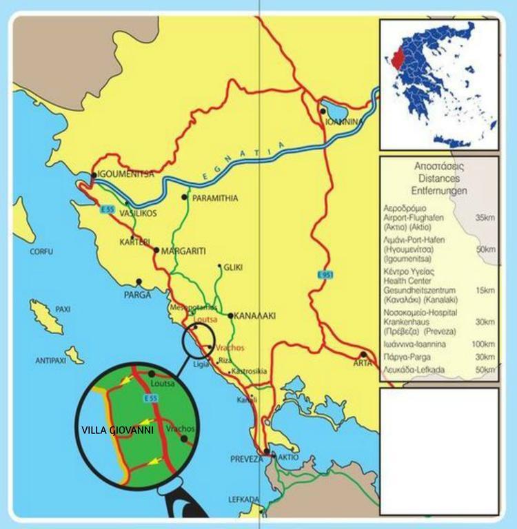 Villa Giovanni Paralia Vrachou Ngoại thất bức ảnh